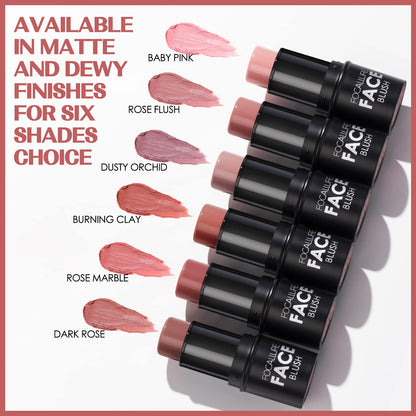 FOCALLURE travel friendly moisturizing face contouring blush stick packaging