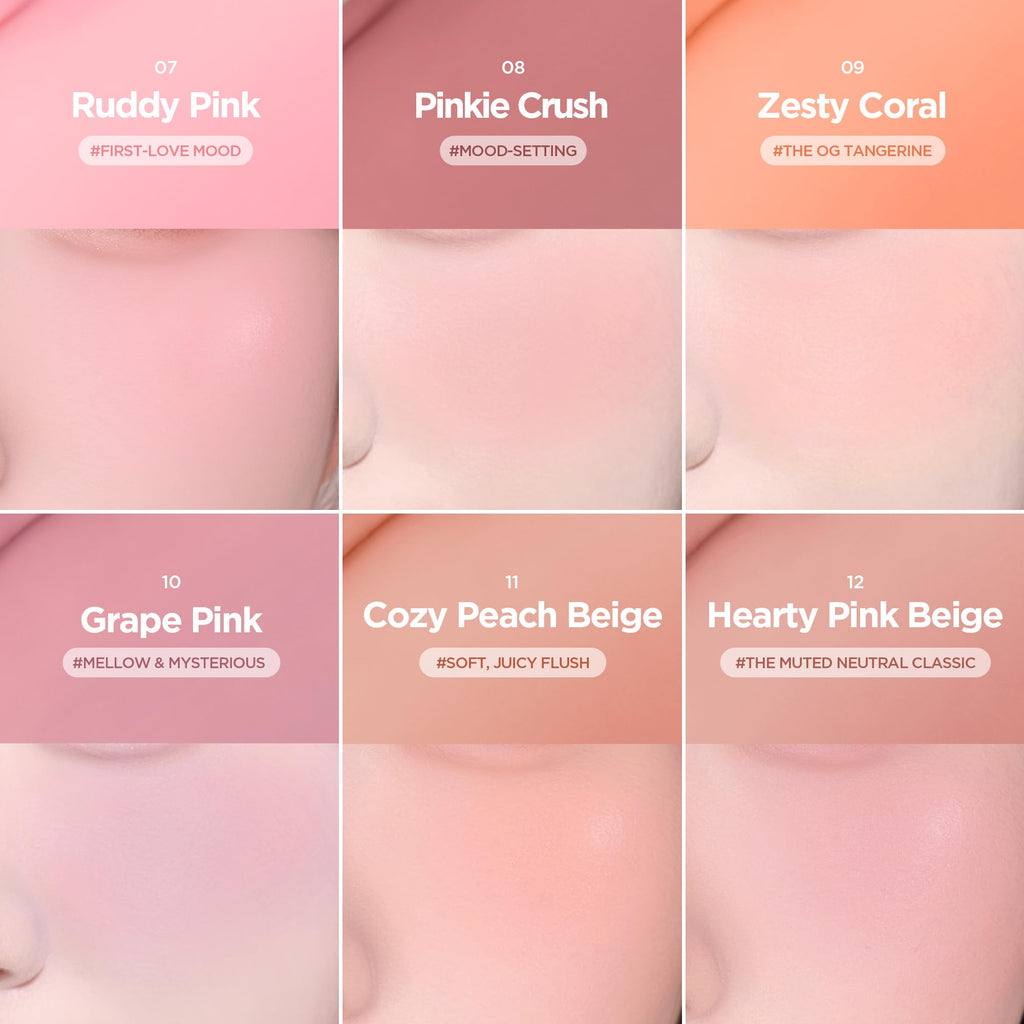Lilybyred Luv Beam Cheek Balm side profile of compact case