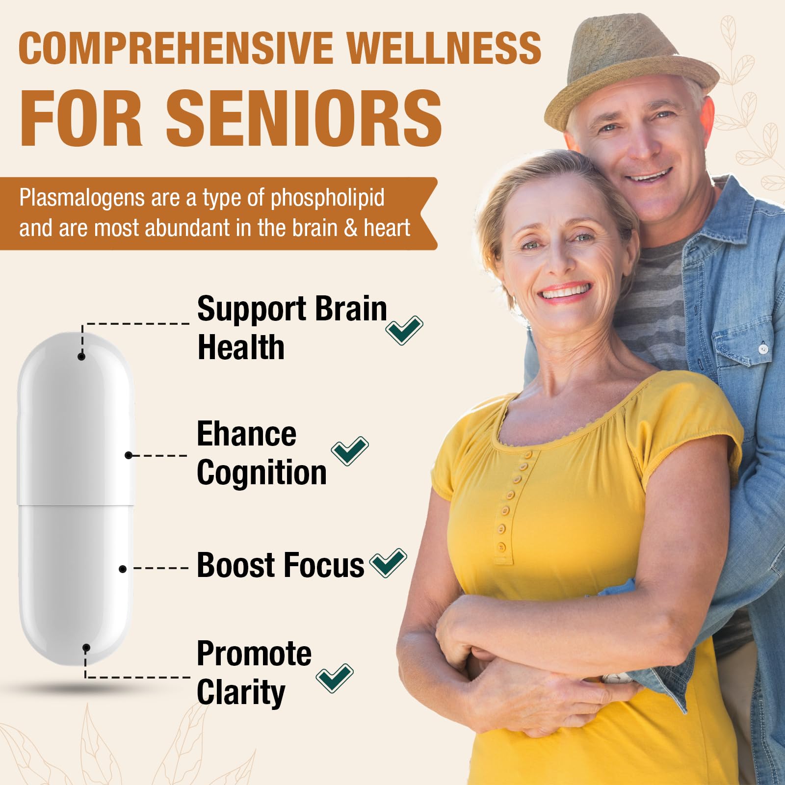 Top view of Zenixzephir supplement bottle for memory and focus