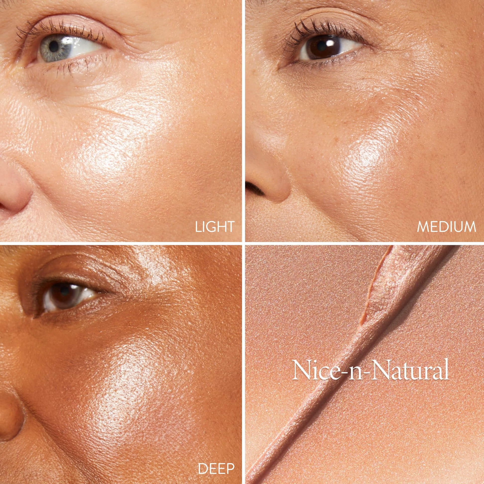 Laura Geller Nice-n-Natural multitasking cream blush and lip tint open compact with mirror