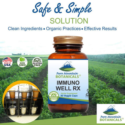 Holly Hill Health Foods Immuno Well RX authentic USA imported supplement packaging close up