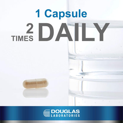 Authentic USA imported Douglas Laboratories Astragalus vegetarian capsules package side details