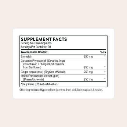 Thorne Phytoprofen botanical ingredients label