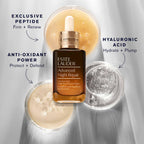 Estée Lauder Advanced Night Repair anti aging serum label close up