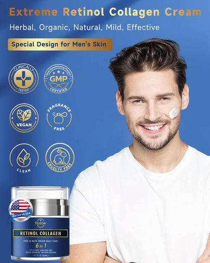 Felicemy men's daily moisturizer showing cream texture close up