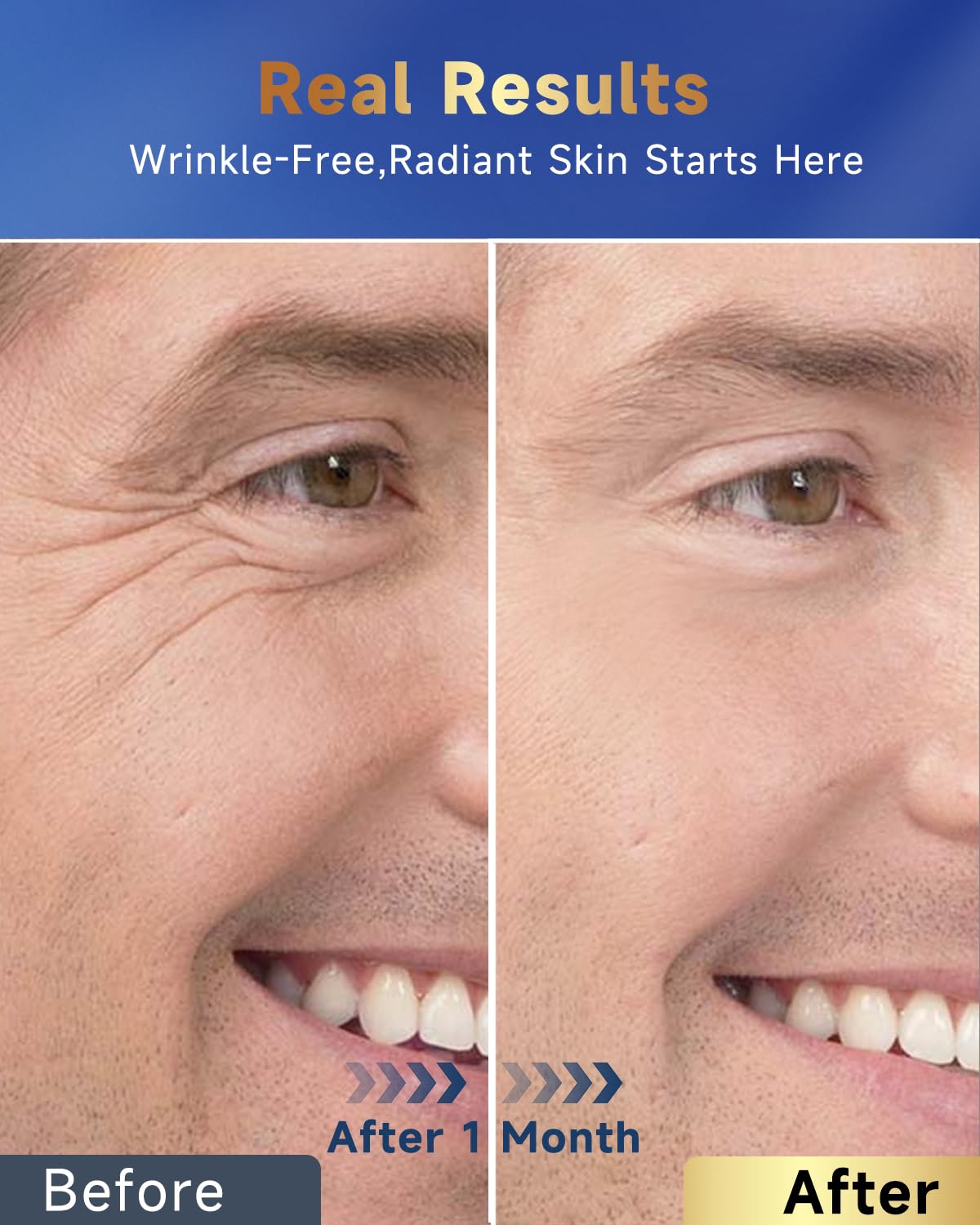 Felicemy after shave and eye bags cream for men application view