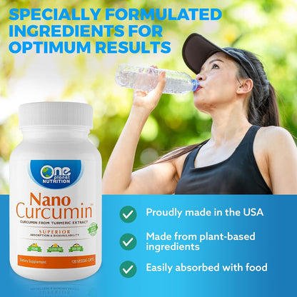 One Planet Nutrition Nano Curcumin 120 serving bottle cap and seal
