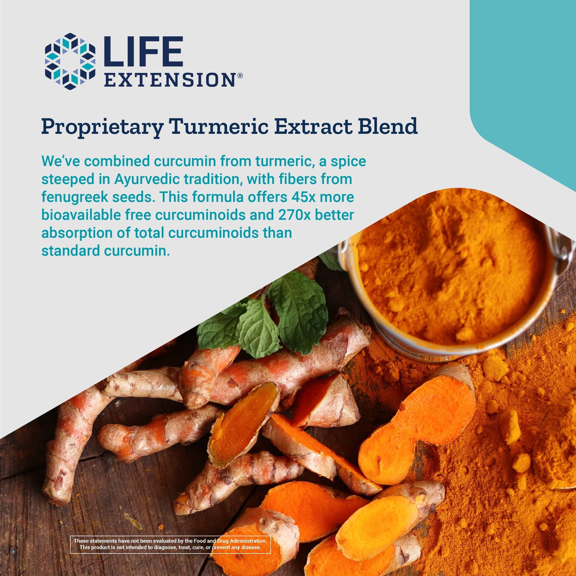 Life Extension Curcumin Elite vegetarian capsules bottle side view