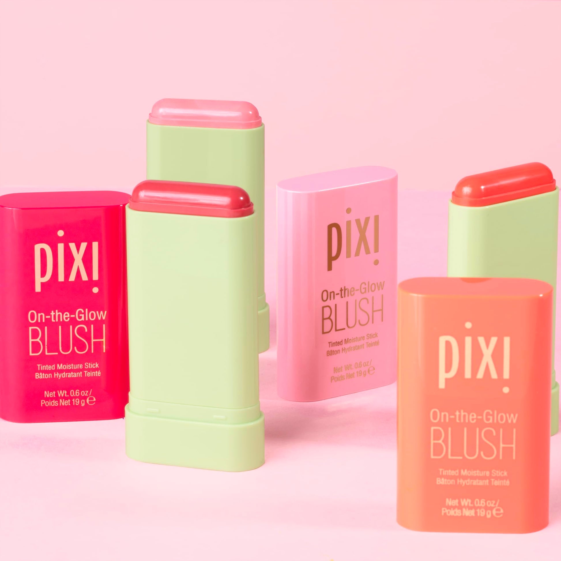 Pixi multi use lip and cheek cream color stick container