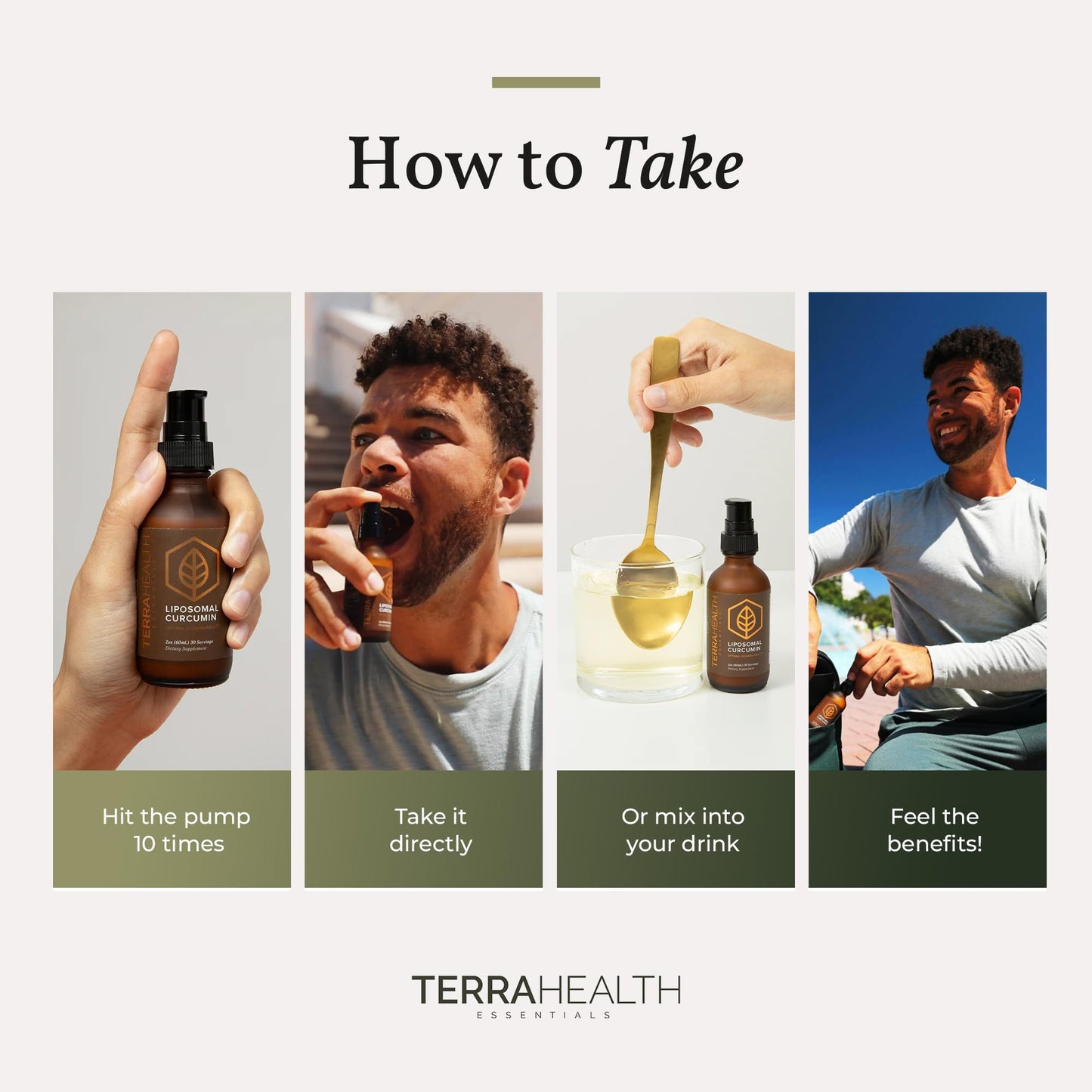 Product packaging of Terra Health Essentials Liposomal Curcumin