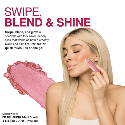 Authentic USA imported Palladio beauty cream blush stick for lips and cheeks.