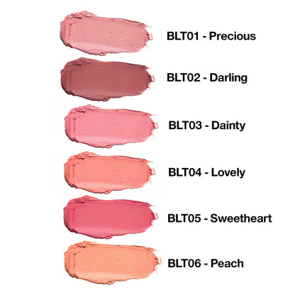 Botanical infused clean cosmetics multi-use makeup stick on a clean background.