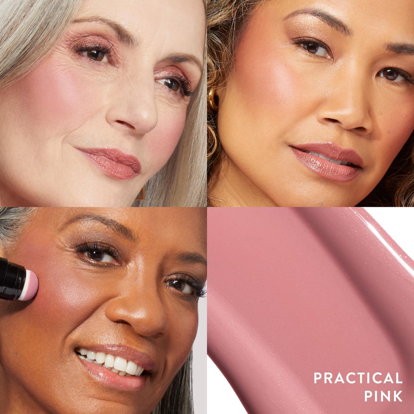 Laura Geller lightweight liquid blush sponge tip applicator detail