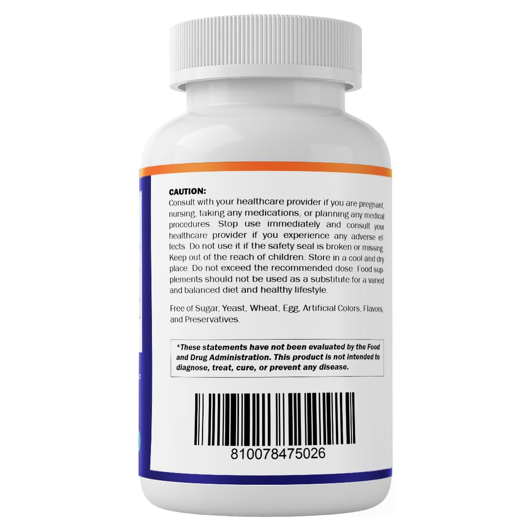 Full packaging view of Vitamatic 200 veggie capsules showing premium immune and cardiovascular defense label details.