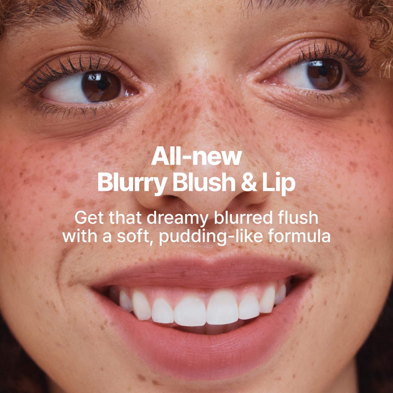 Fwee Lip and Cheek Blurry Pudding Pot swatch on skin demonstrating the blurred matte finish.