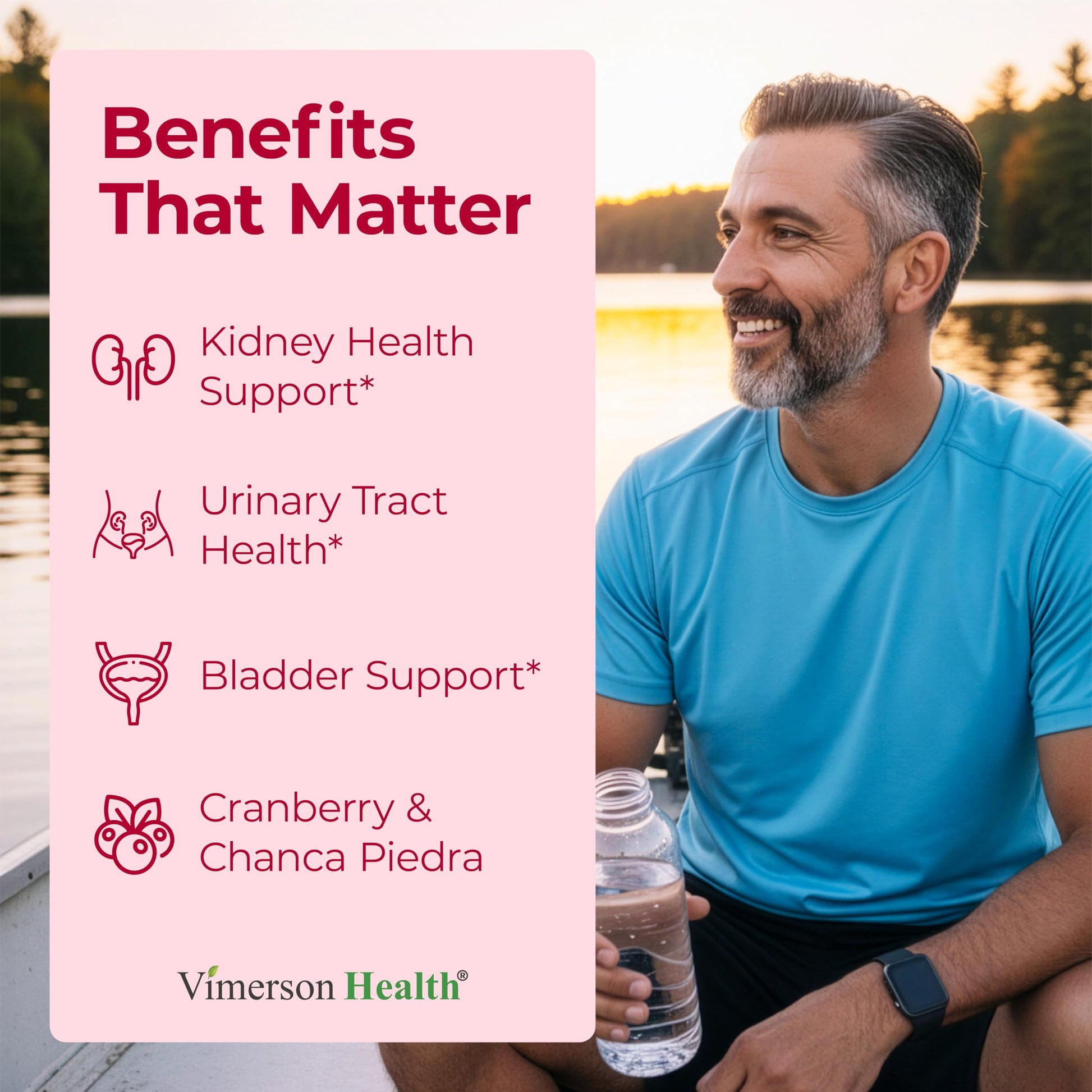 Healths Harmony kidney detox supplement showing the supplement facts and nutritional panel