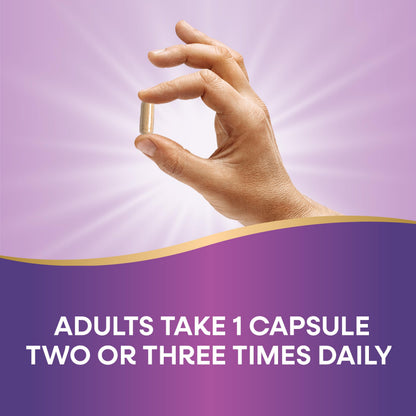 Close up of standardized astragalus root capsules by Nature's Way for wellness