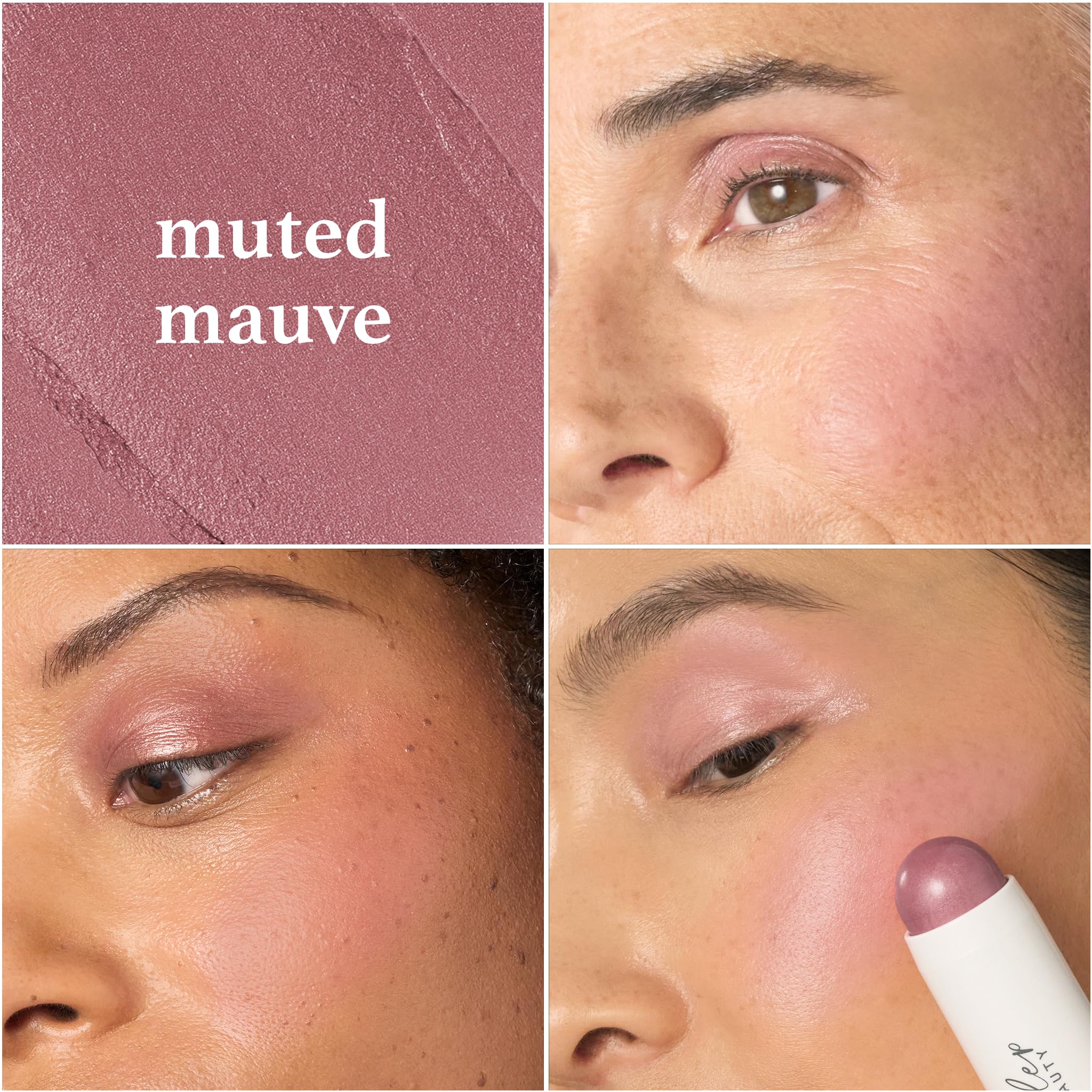 Julep 2-in-1 blush and lip stick open shade display