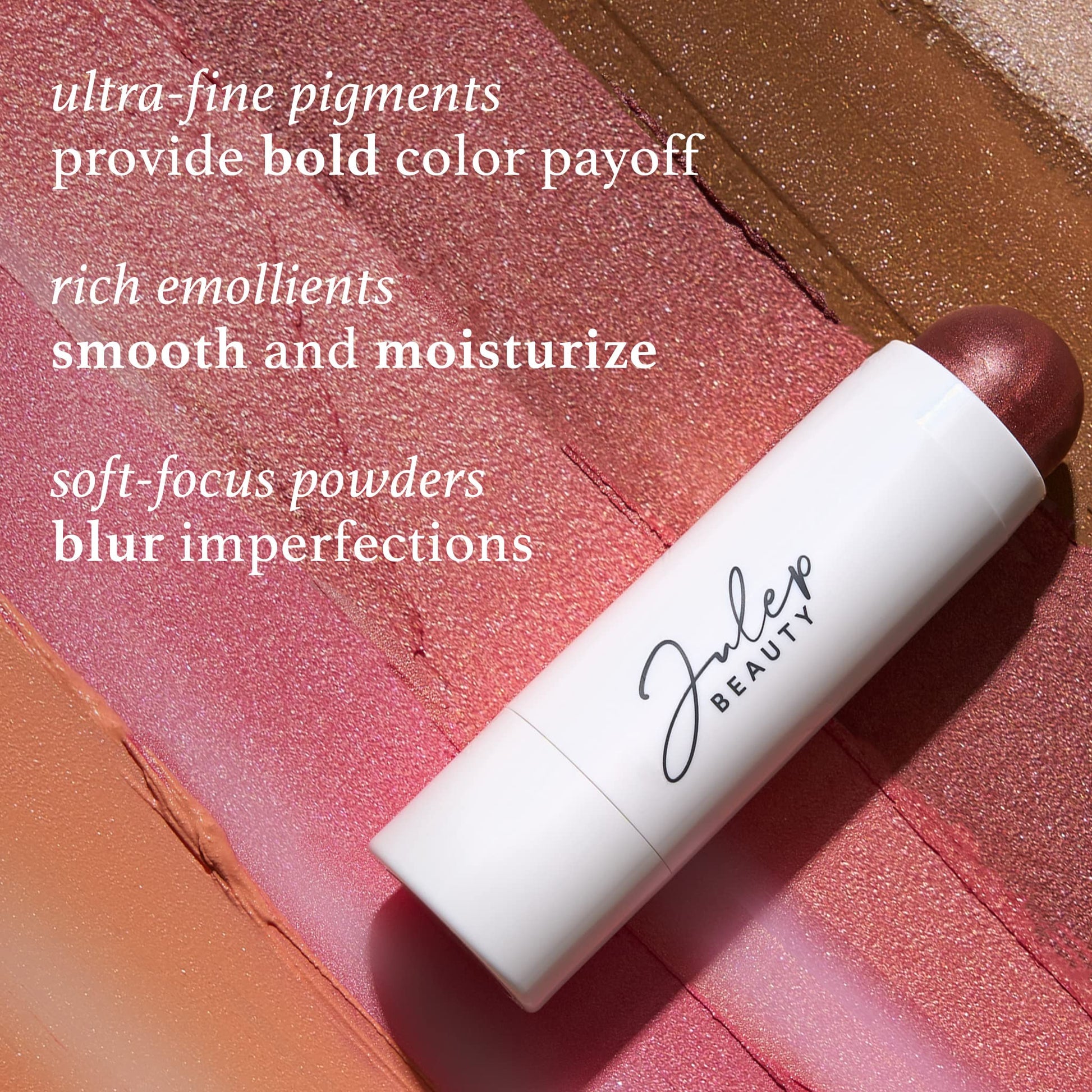 Side angle view of the authentic Julep USA imported beauty product container.