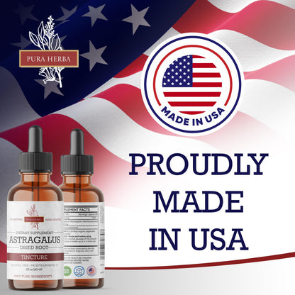 Premium Pura Herba sugar free astragalus dietary supplement liquid extract package details