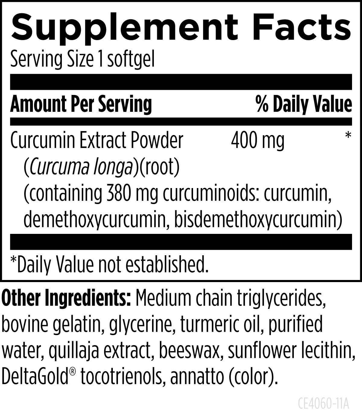 Designs For Health Curcum Evail 400 softgel texture and size