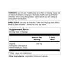 USA imported Solaray adaptogen supplement bottle showing non GMO label