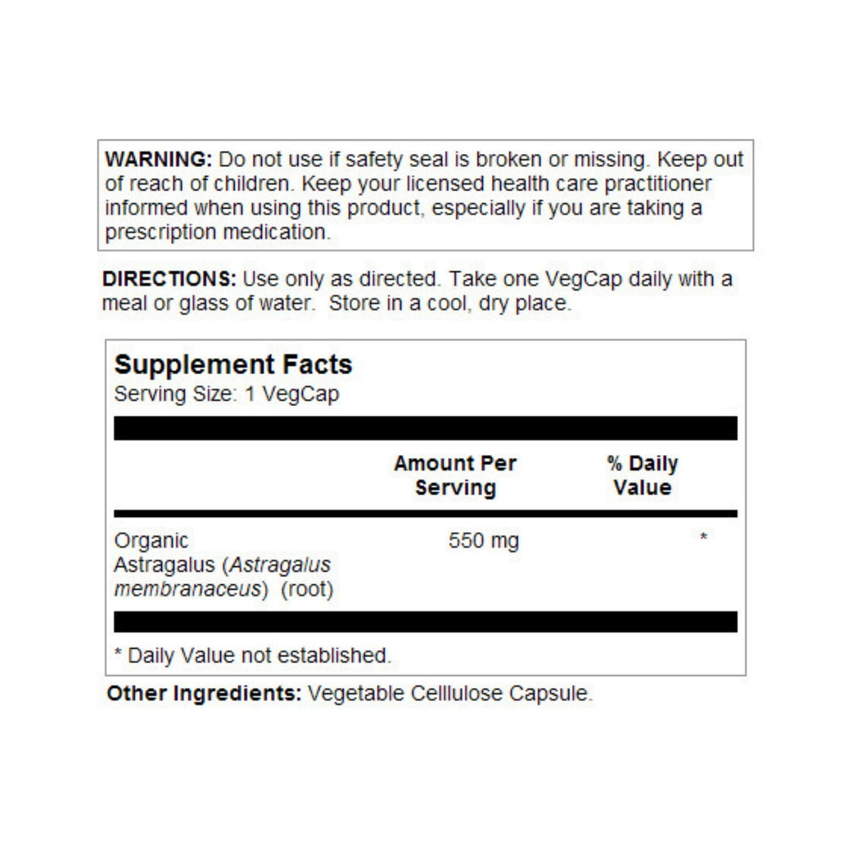 USA imported Solaray adaptogen supplement bottle showing non GMO label