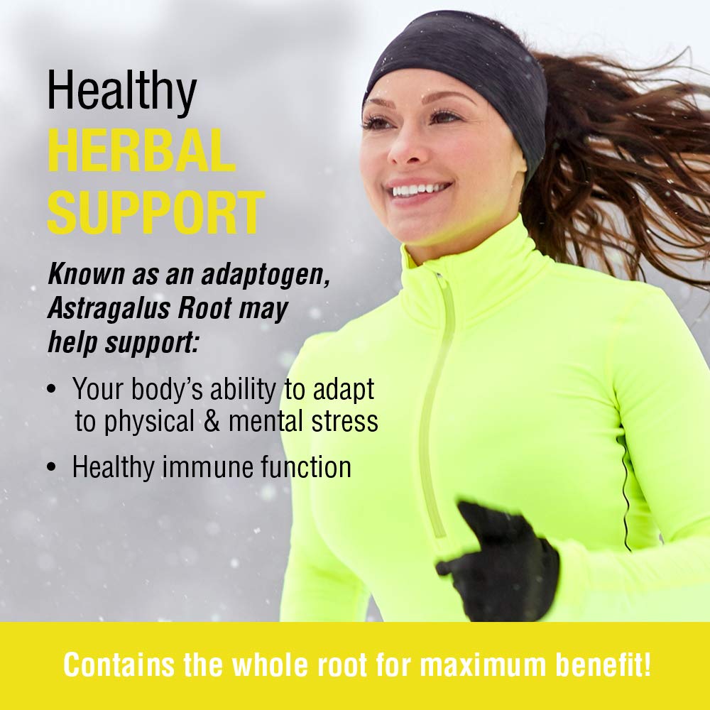 Authentic Solaray Astragalus root capsules dietary supplement packaging details