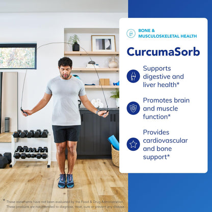 Pure Encapsulations CurcumaSorb supplement facts label