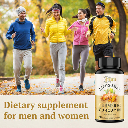 Svaiketa Liposomal Turmeric Curcumin 60 softgels dietary supplement