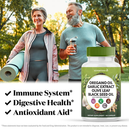 Superfood MD four in one dietary supplement capsule details