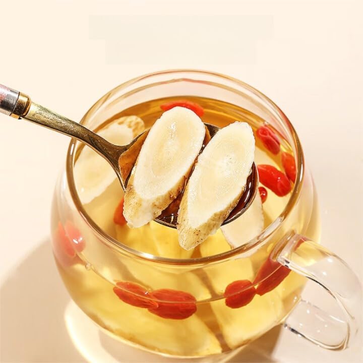 Five hundred grams bulk packaging of authentic imported Astragalus powder displaying clean seal