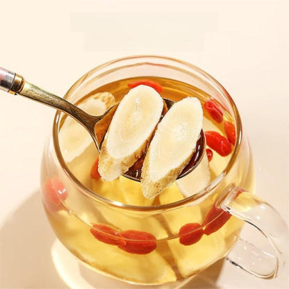 Five hundred grams bulk packaging of authentic imported Astragalus powder displaying clean seal