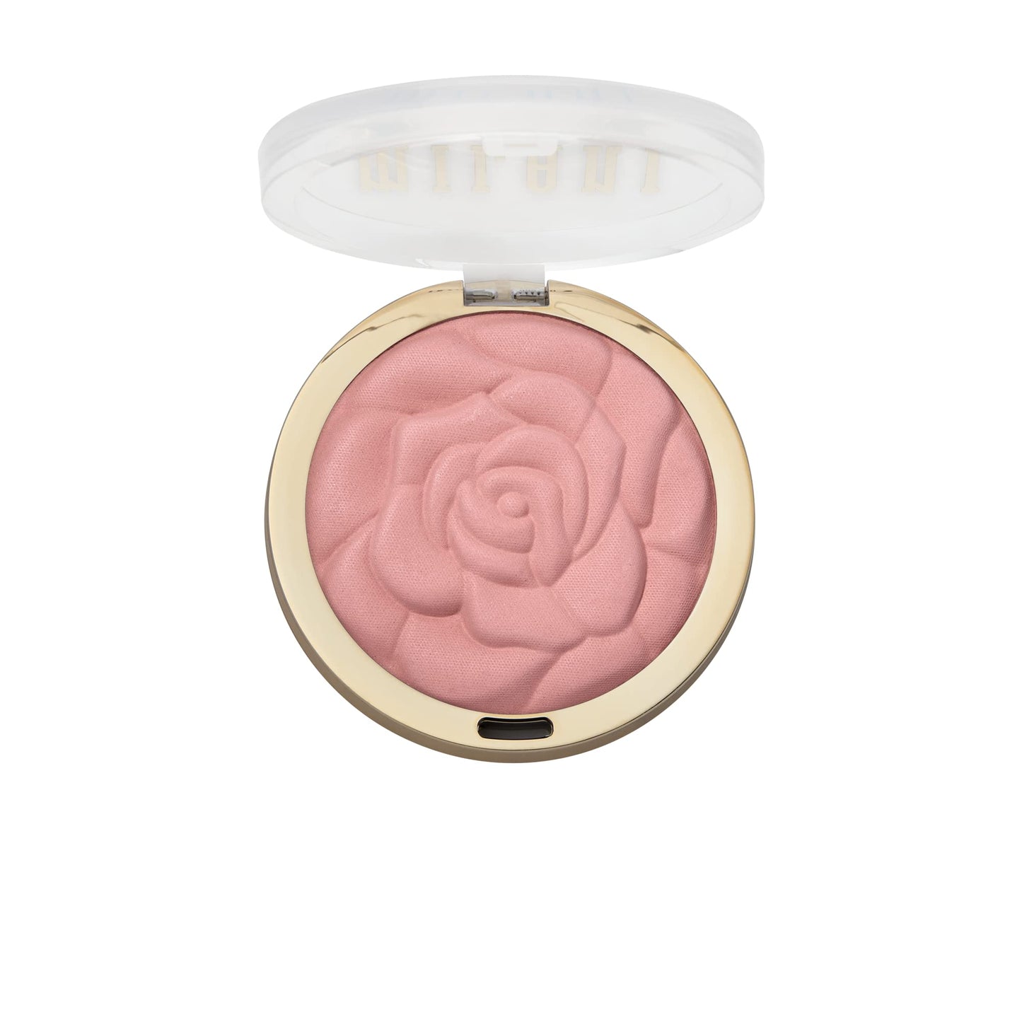 Authentic Milani rose petal pressed powder blush open compact