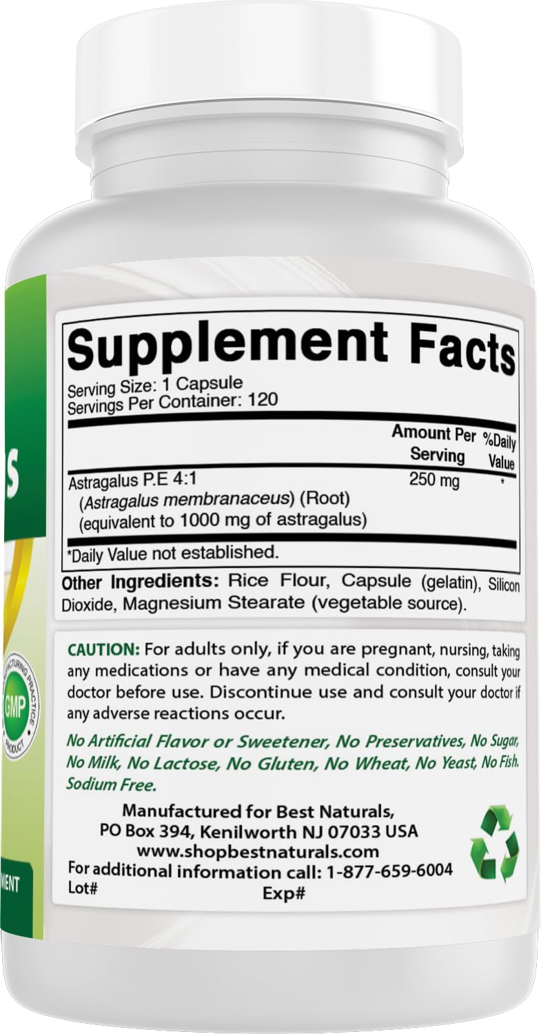 Best Naturals immune booster dietary supplement packaging view