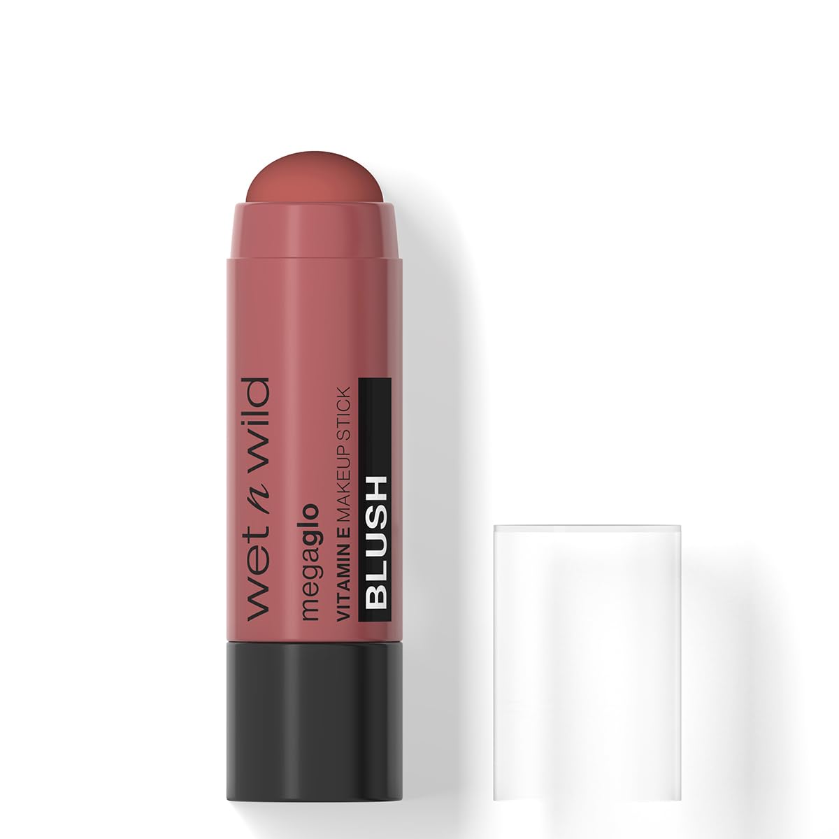 USA-imported Wet N Wild retractable blush stick swatch on hand