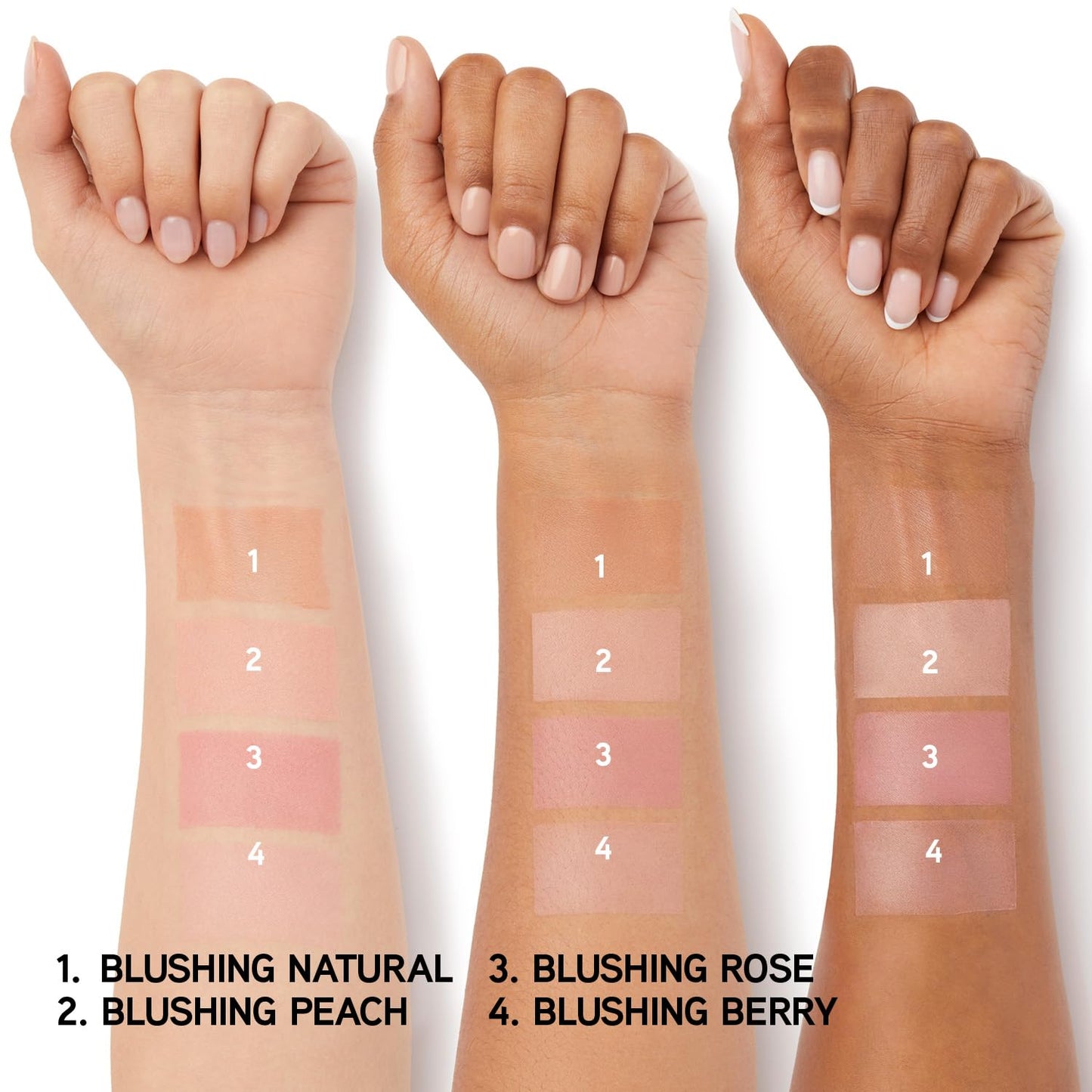 Hypoallergenic Physicians Formula powder blush compact back label showing ingredients list