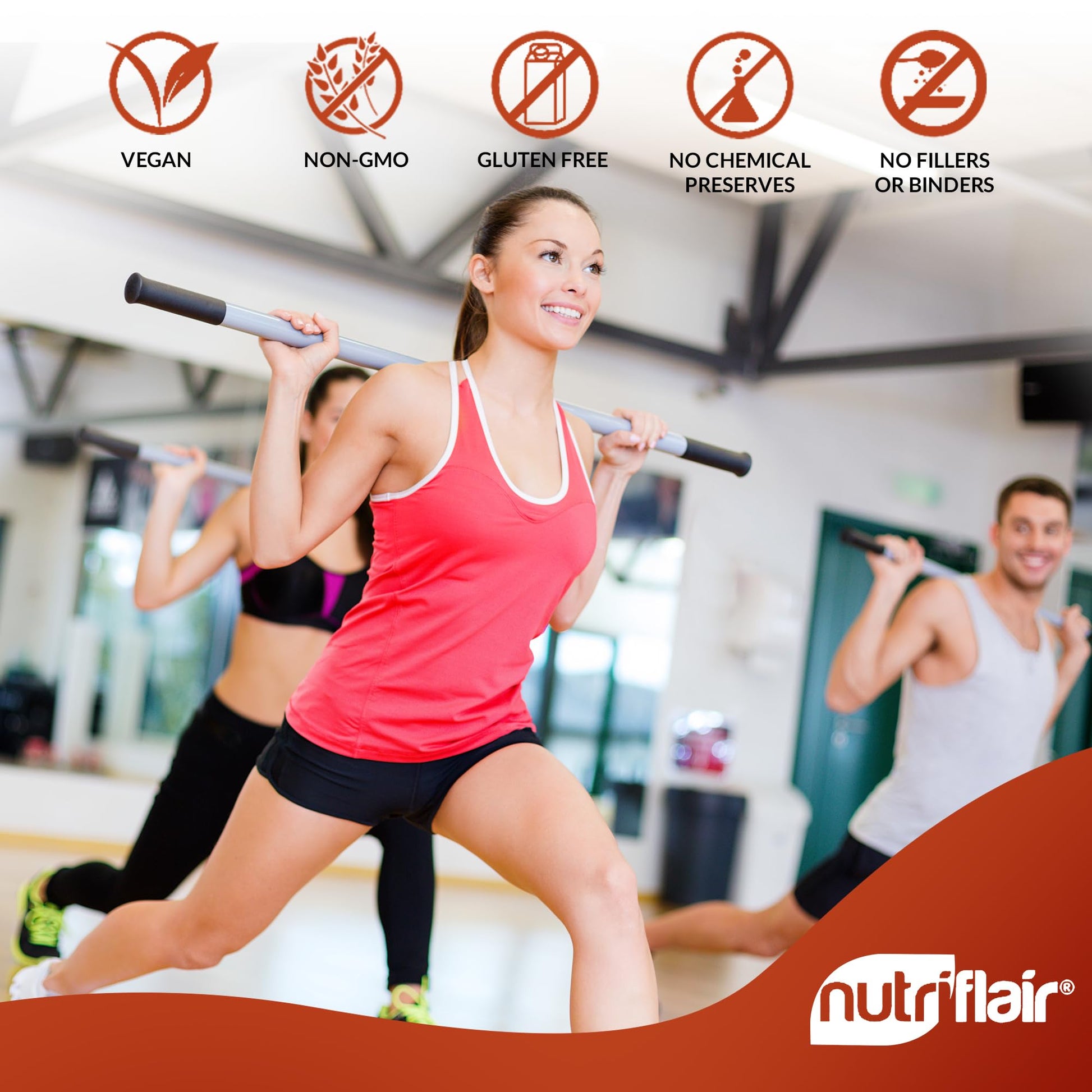 Authentic NutriFlair USA imported supplement bottle