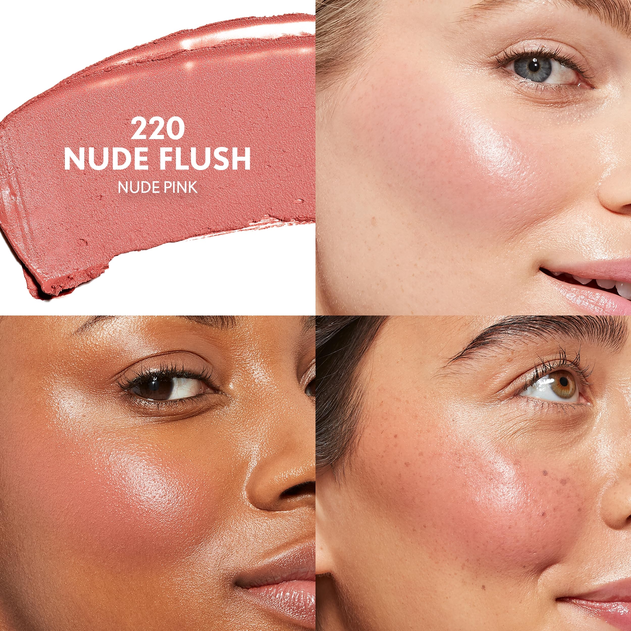 CoverGirl TruBlend Blush Balm Stick in shade 220 Nude Flush open packaging