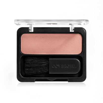 Close up view of the micro fine texture of the COVERGIRL Soft Sable powder blusher.