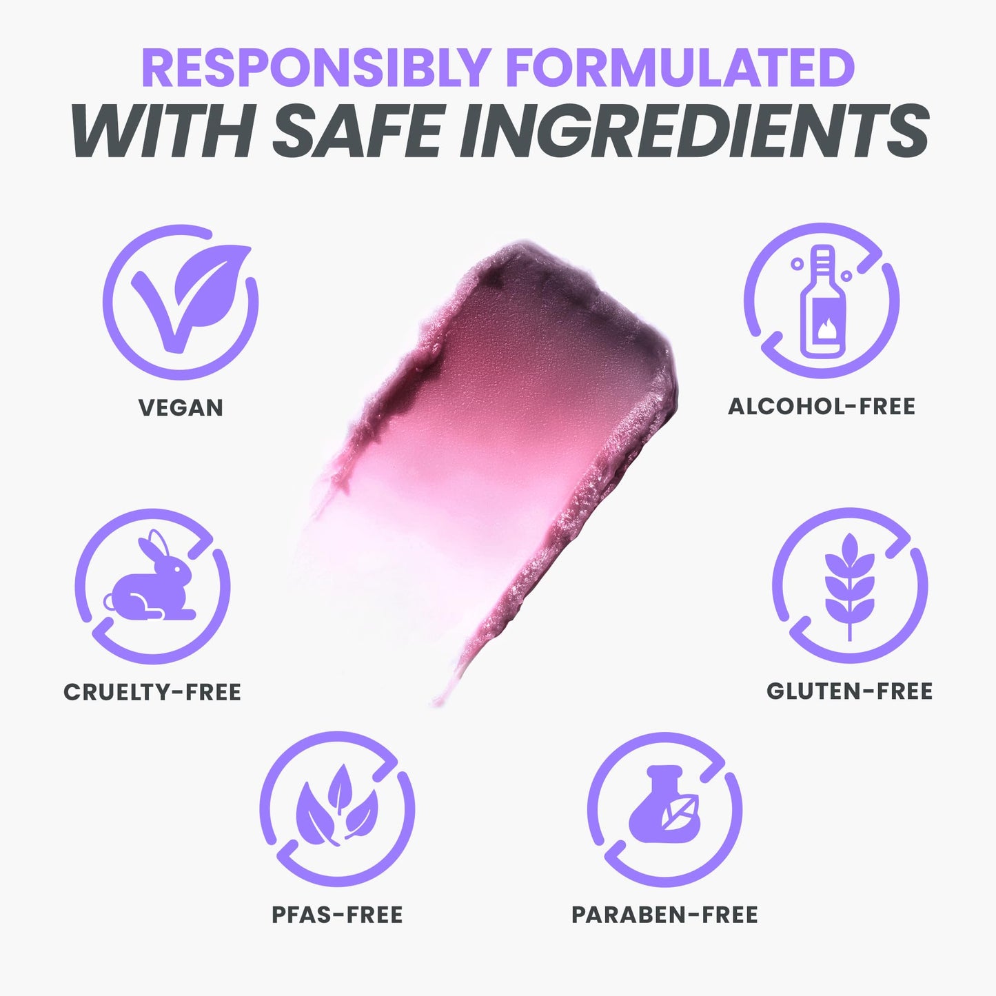 Wonderskin pHlush Stick product dimensions and lifestyle view highlighting its sleek travel-friendly design.