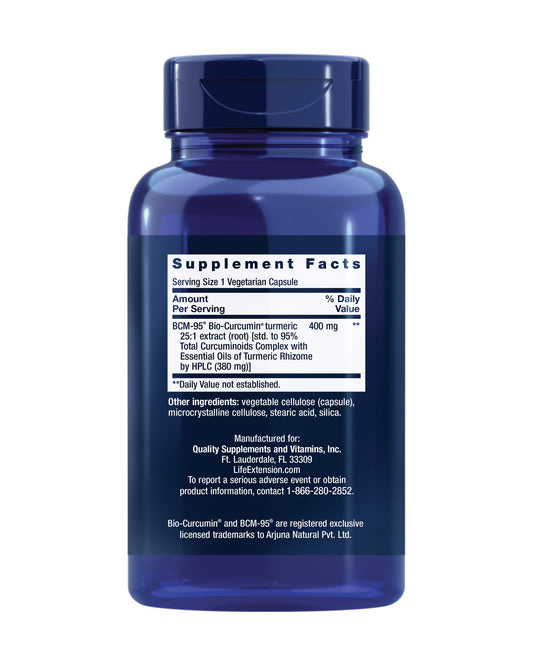 Life Extension Super Bio-Curcumin turmeric supplement packaging