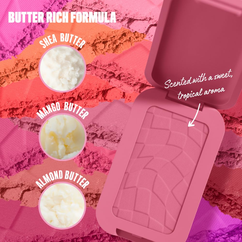Nyx Professional Makeup Buttermelt Powder Blush open pan showing powder texture