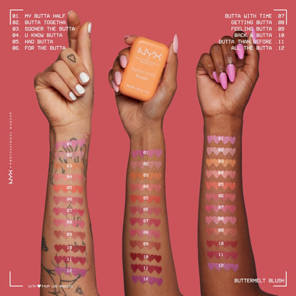 Premium imported compact powder blush product shot
