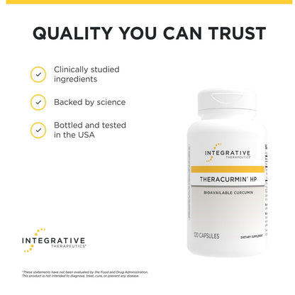 High bioavailability Theracurmin HP supplement capsules