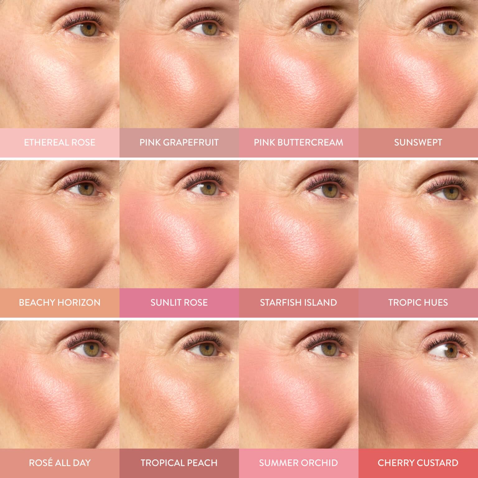 Laura Geller Pink Buttercream blush compact closed showcasing the premium sleek design.