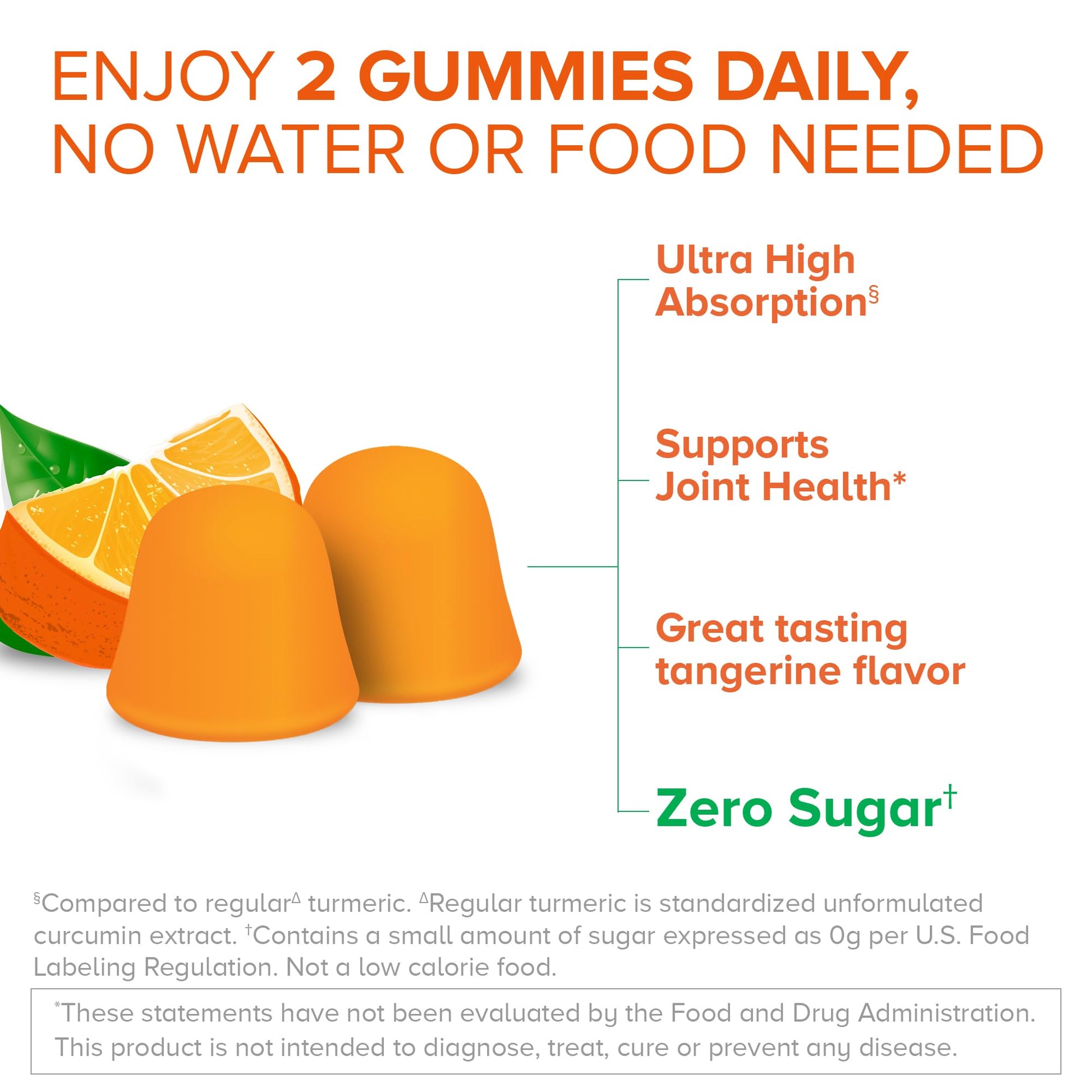 Close up of Qunol turmeric gummies nutritional label
