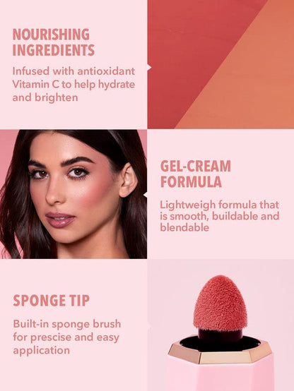 SHEGLAM long wearing face makeup packaging side angle view