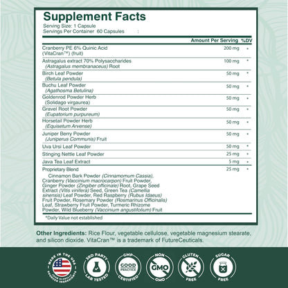 PurePremium USA imported kidney detox capsules label instructions