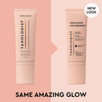 Tanologist illuminating liquid cream bronzer squeeze tube close up